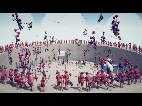 100x BALLOON ARCHERS vs UNITS - Totally Accurate Battle Simulator