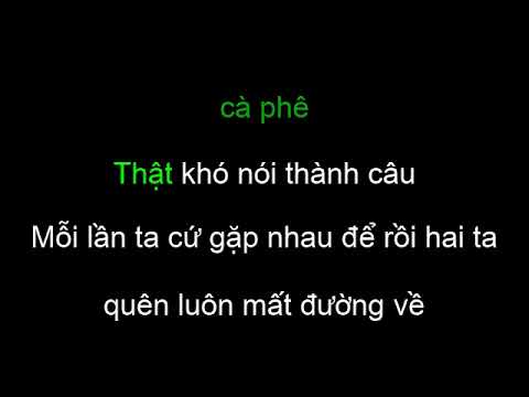 Cà Phê - MIN Karaoke [Background Vocals Included]