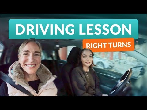 How to Make Right Turns (Driving Lesson for New Drivers)