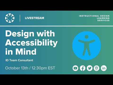 Canvas Course Design with Accessibility in Mind