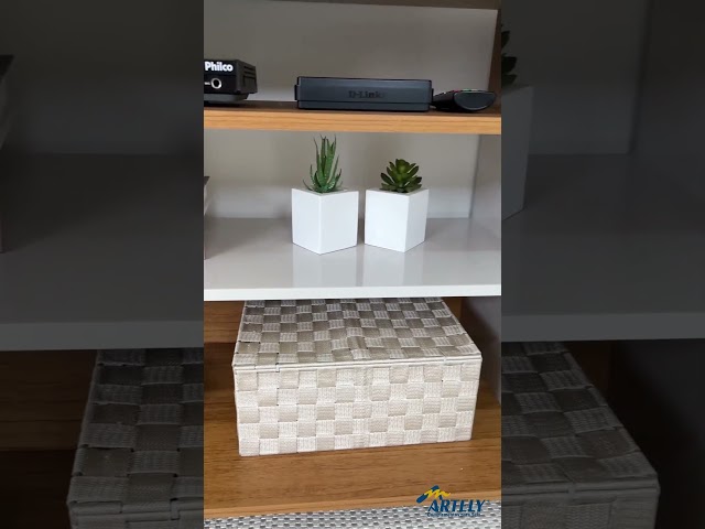 Rack para TV Até 75 Polegadas Ipanema 2 Portas Cinamomo/Off White - Artely