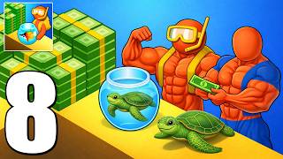 Aquarium Land: Gameplay Walkthrough Part 8 - Sea life With Beautiful fish in water (Android,iOS)