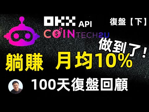 【下】1000美金月均达到10%收益 Cointech2U 100天復盤 AI交易策略調用OKX API