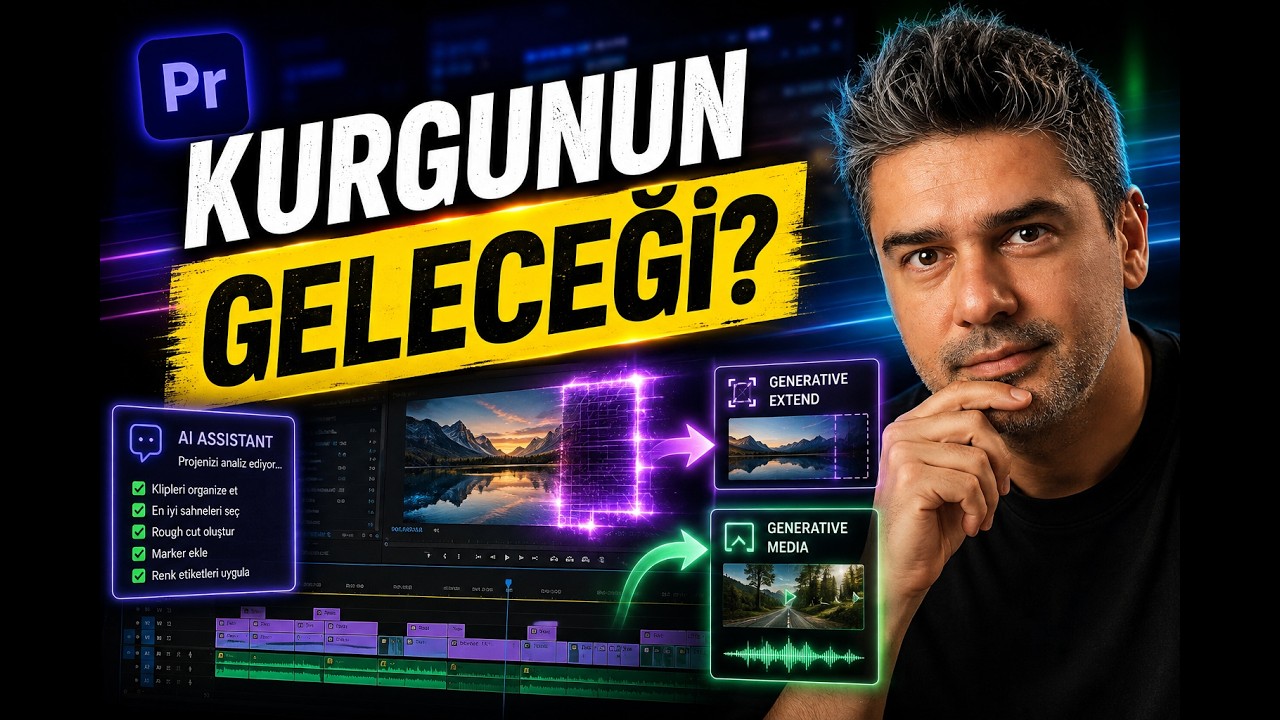 Yapay Zeka ile Video Düzenleme: Premiere Pro'da Zamandan Tasarruf Edin!