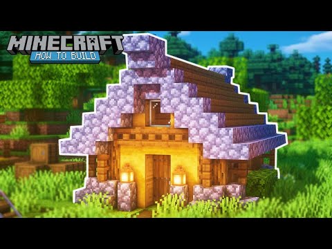 Minecraft: How to Build a Small Wooden House | Small Wooden House Tutorial