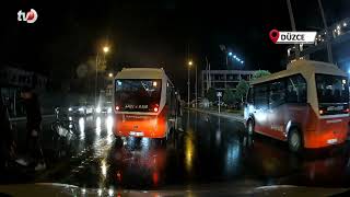 Halk Otobüsünün Motosiklete Çarptığı Kaza Kamerada 1 Yaralı