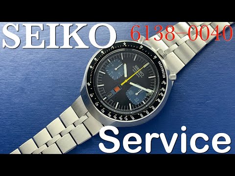 For A.P.  -- Seiko 6138-0040 Black Bullhead Service