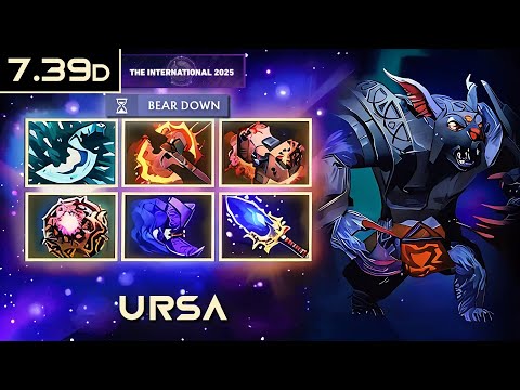 [OFFLANE] ATF URSA 7.39d | THE INTERNATIONAL 2025 | #Dota2 #4K