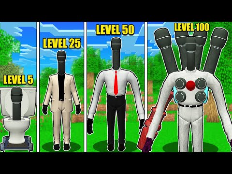 TITAN MICROPHONE MAN SEVİYELERİ 😱 - Minecraft