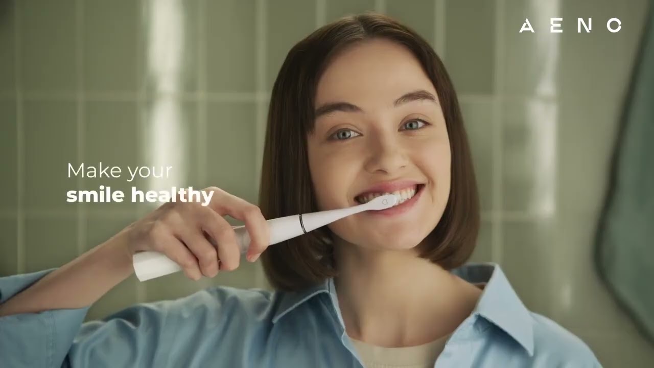 Електрична зубна щітка AENO DB2S video preview