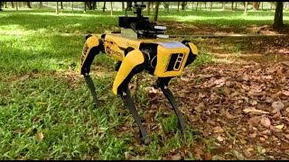 Video: Singapore: Social distancing enforced by Boston Dynamics Robot