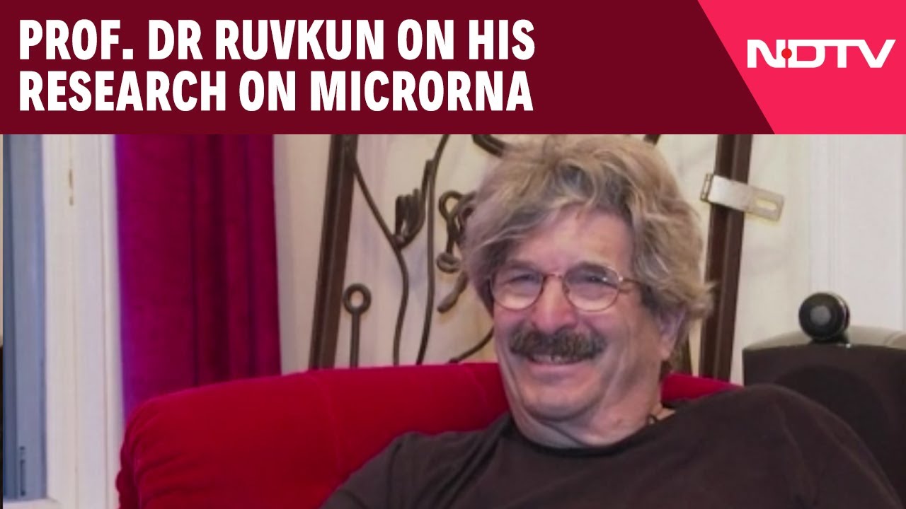 Noble Prize 2024 | Noble Prize Co-Winner In Medicine Prof. Dr Ruvkun On His Research On MicroRNA