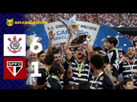 Corinthians 6 x 1 São Paulo Campeonato Brasileiro 2015 Jogo Completo (GLOBO HD)