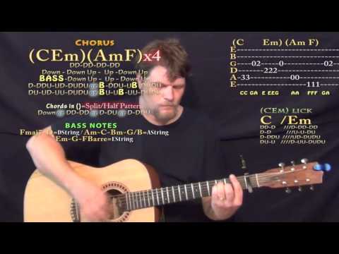 Back it Up (Prince Royce) Guitar Lesson Chord Chart