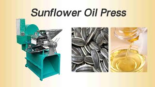 Sunflower oil machine/expeller/maker with high oil yield | sunflower oil manufacturing process youtube video