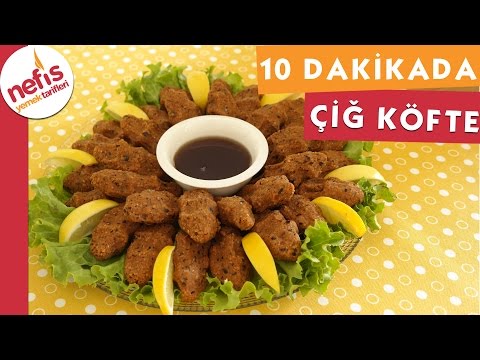 10 Dakikada Etsiz Çiğ Köfte Tarifi - Nefis Yemek Tarifleri