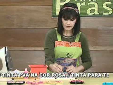 ARTE BRASIL - VANESSA IAQUINTO - CORUJA EM PATCH APLIQUÊ (08/06/2011 - Parte 2 de 2)