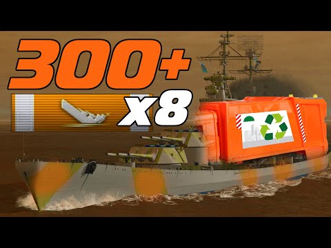 Garbage Truck // 300+K Damage 8 Kill || World of Warships