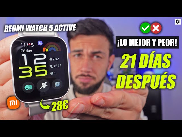 Vídeo relacionado con XIAOMI Redmi Watch 5 Active, Llamadas Bluetooth, Pantalla LCD de 2 Pulgadas, Monitor de frecuencia cardíaca, 140 Modos Deportivos, hasta 18 días de autonomía, Plata
