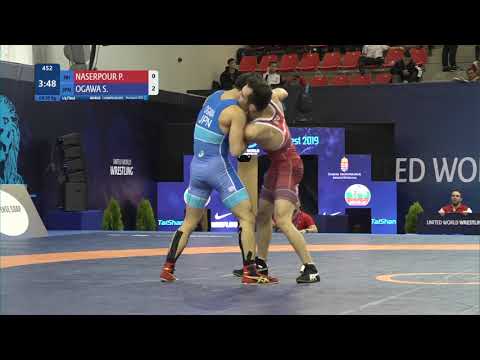 1/4 GR - 55 kg: P. NASERPOUR (IRI) v. S. OGAWA (JPN)