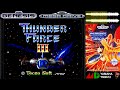 SEGA MD OST Thunder Force III Soundtrack Mega Drive Model 1