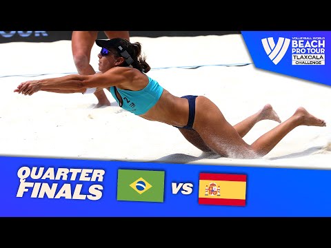 Elize Maia/Thamela vs. Carro/Lobato - QF Highlights of Tlaxcala 2022 #BeachProTour