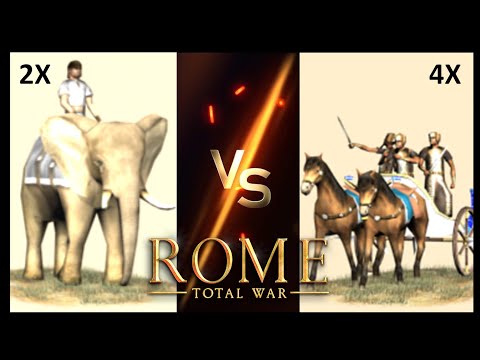 Can 4 Egyptian Chariots Take on 2 Seleucid Elephants in Rome: Total War?