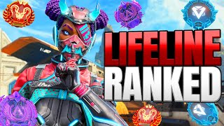 High Level Lifeline Ranked Gameplay - Apex Legends (No Commentary)