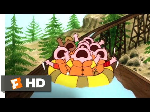 Race for Your Life, Charlie Brown! (1977) - The Water Slide Scene (9/10) | Movieclips