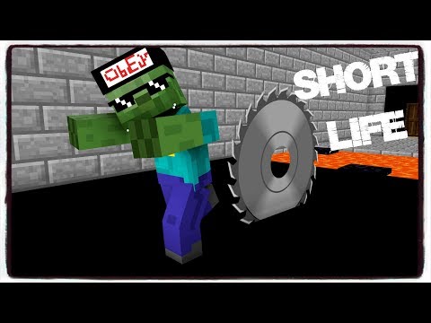 Monster School : SHORT LIFE CHALLENGE - Minecraft Animation