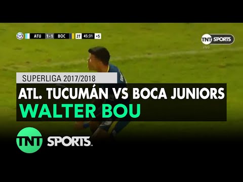 Walter Bou (1-1) Atlético Tucumán vs Boca Juniors | Fecha 20 - Superliga Argentina 2017/2018