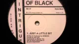 Shades Of Black - Just A Little Bit   1990