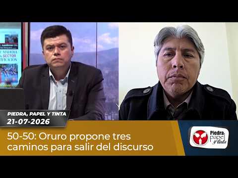 Oruro propone distribución de recursos, descentralizar instituciones y menos carga de competencias