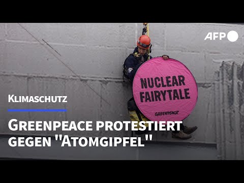 Greenpeace-Protestaktion gegen Atomgipfel in Brüssel | AFP