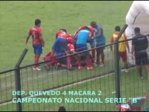 DEPORTIVO QUEVEDO 4 MACARA 2 X