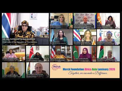 H.E. First Lady of The Gambia speech at 13th Merck Foundation Africa Asia Luminary (Online)2026