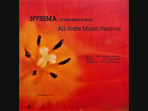 1981 NYSSMA Senior High School All-State Music Festival
