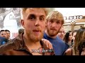 JAKE PAUL PREDICTS ONE ROUND KO OF KSI + LOGAN PAUL'S WILDER VS. FURY 2 PREDICTIONS BEFORE THE FIGHT
