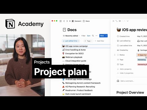 Create a project plan