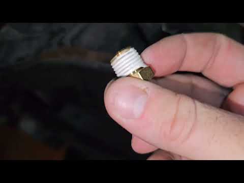 Making my own ptu drain plug in a 2016 ford explorer!