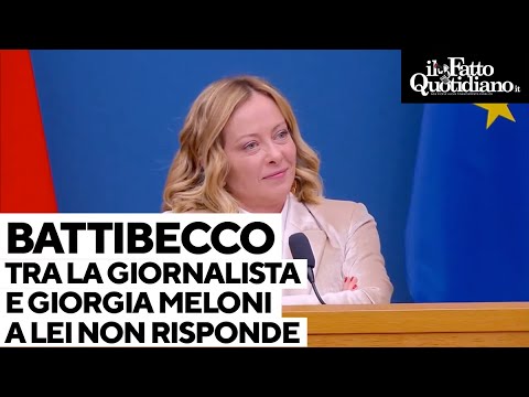 Journalist Fusani and Meloni argue: "It's rare to be able to ask her questions." And she doesn't ...