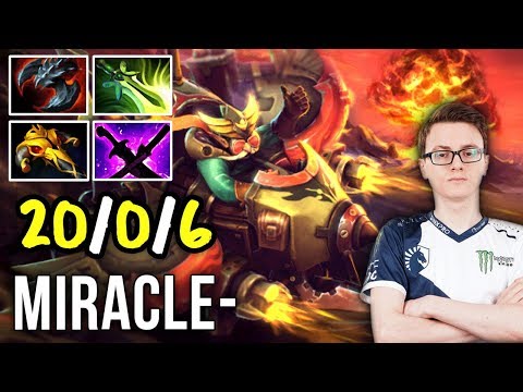 Miracle Gyrocopter Insane Carry Satanic Build 20/0/6 - Dota 2