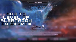 Secret Mage Light Trick Gets You MAX Alteration FAST in skyrim
