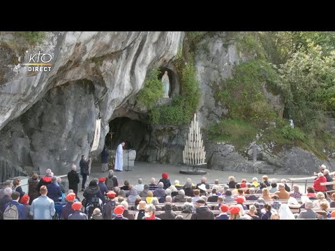 Chapelet du 10 avril 2022 à Lourdes