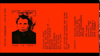 Suicide Commando ‎| This Is Hate | ZNS Tapes ‎| Cassette |  1989