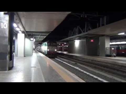 E656.063 + E444.101 in partenza con l' ICN 1955 Roma Termini - Siracusa/Palermo Centrale