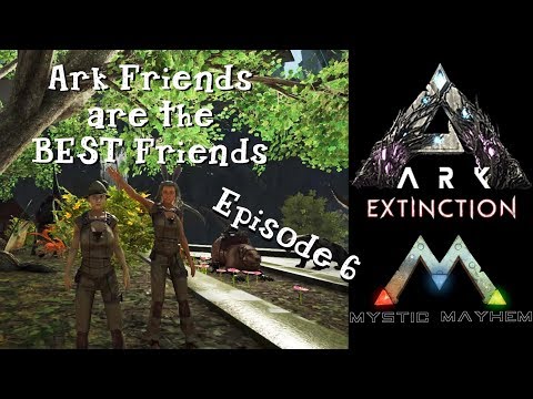 Let's Play Ark: Extinction Evolved Ep. 6 | House and Garden Destroyed | Friends Save the Day