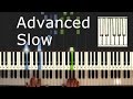 Erik Satie - Gymnopédie No. 1 - Piano Tutorial Easy SLOW - How To Play (Synthesia)