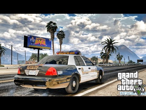 GTA 5 MODS LSPDFR 0.4.3 - EP 2 - SHERIFF PATROL!!! (GTA 5 REAL LIFE PC MOD)