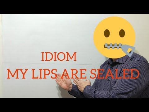 英語家庭教師ニックPのイディオム (206) My Lips Are Sealed (English Tutor Nick P Idioms (206) My Lips Are Sealed)